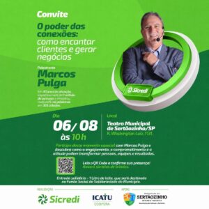 Sertãozinho recebe palestra gratuita sobre atendimento e excelência no Teatro Municipal